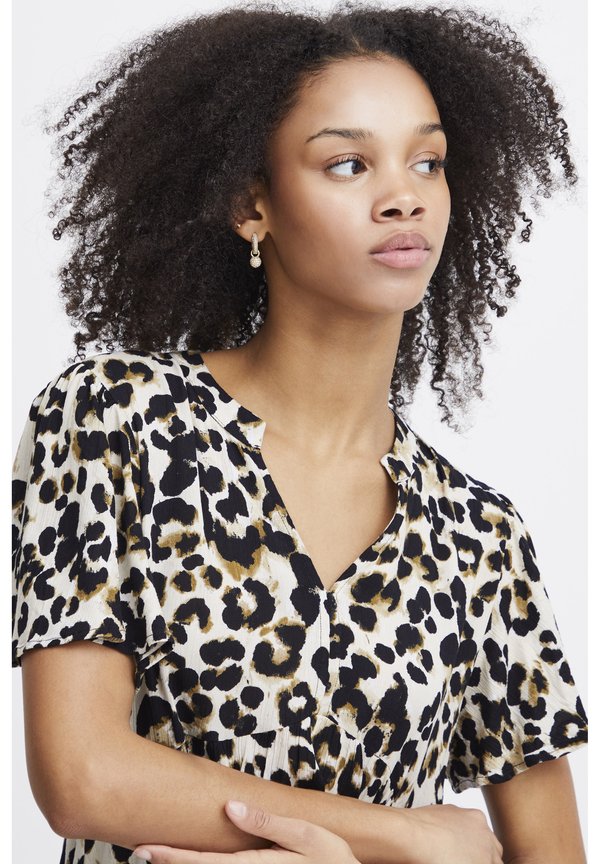 IHMARRAKECH - Day dress - tannin leo aop2