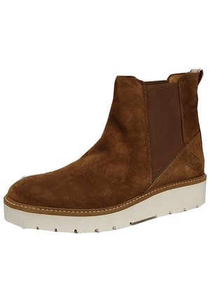 Stiefelette - cognac