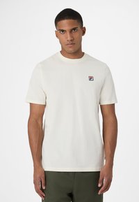 Fila BIELLA REGULAR SHORT SLEEVE - T-shirt - bas - egret