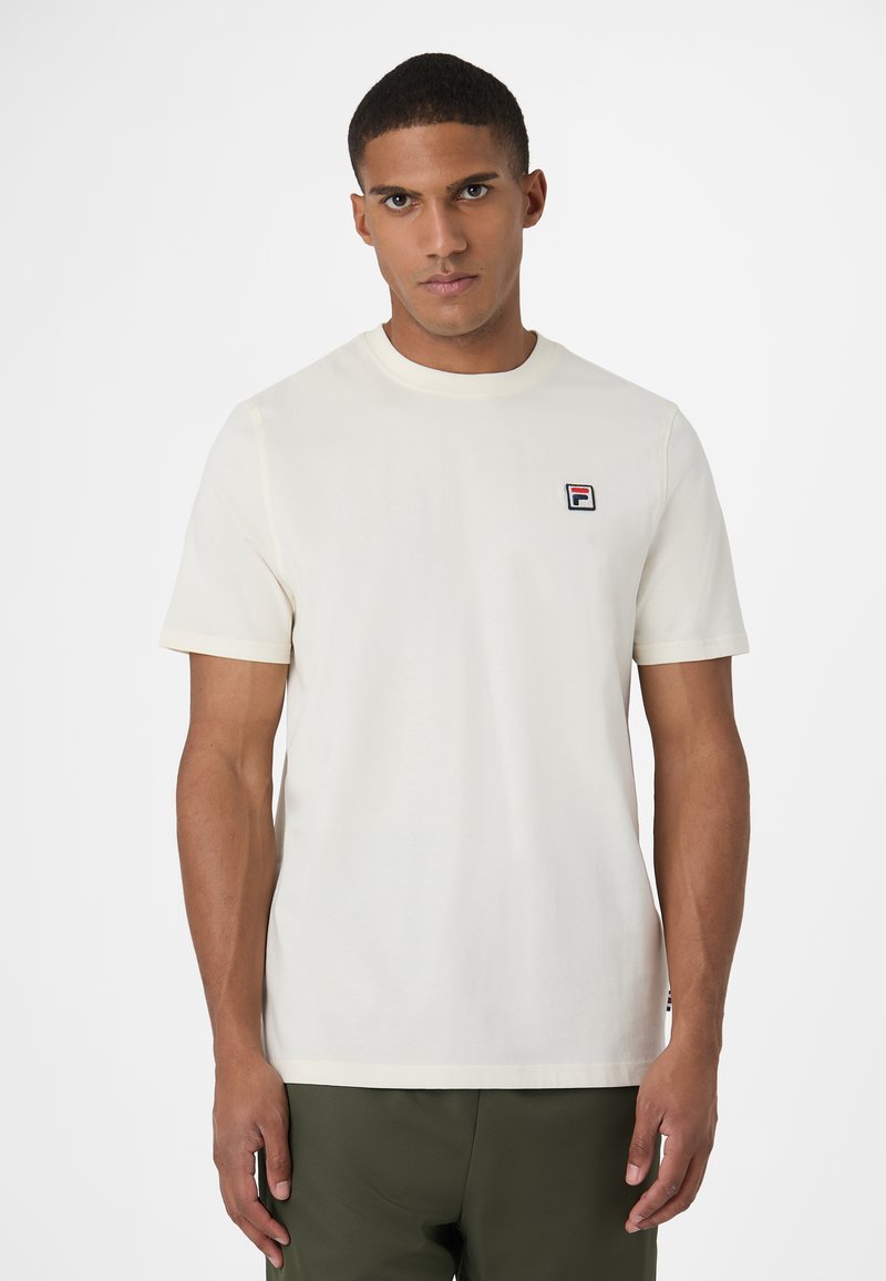 Fila BIELLA REGULAR SHORT SLEEVE - T-shirt - bas - egret
