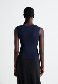 Weekday ANTONIA SQUARE NECK - Top - dark blue