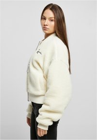 Karl Kani SIGNATURE OS COLLEGE - Fleecetakki - off white