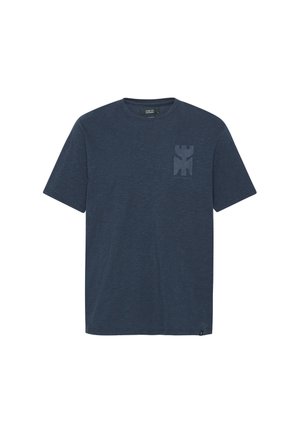 Clean Cut Copenhagen PAULI  - T-shirt med print - navy