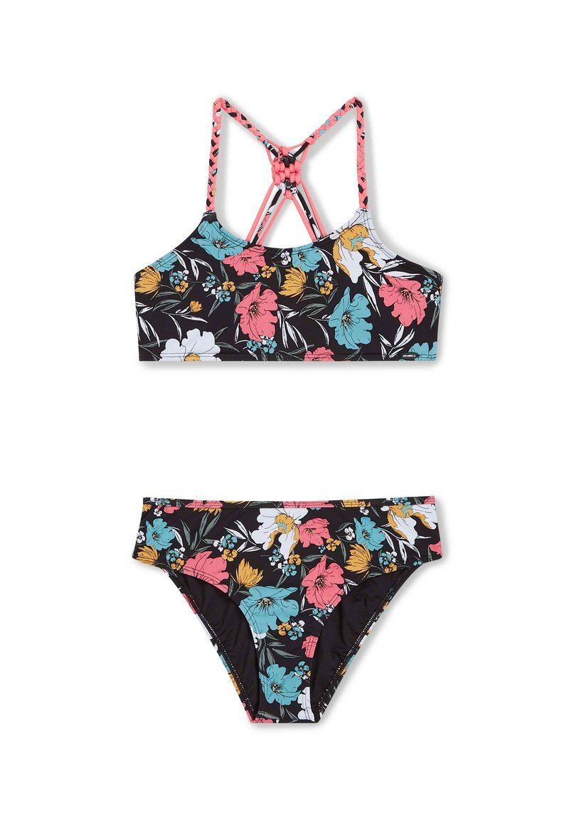 O'Neill MIX AND MATCH TROPICS SET - Bikini - black blue bluemchen