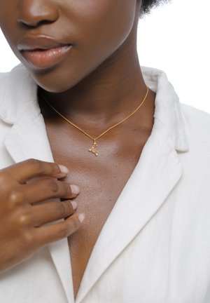 FILIGREE SPARKLING MOON - Necklace - gold-coloured