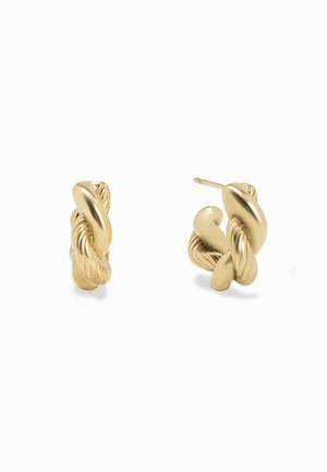 ROPE HOOPS - Earrings - gold-coloured