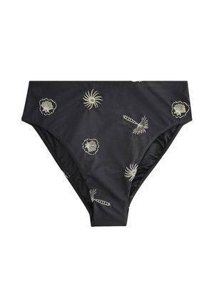 Never Fully Dressed, TUMMY CONTROL HIGH WAIST - Bikini alsók - black lurex