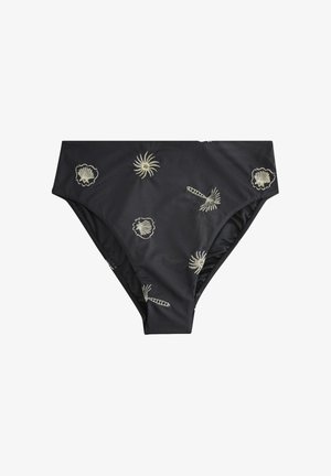 Never Fully Dressed, TUMMY CONTROL HIGH WAIST - Bikini alsók - black lurex