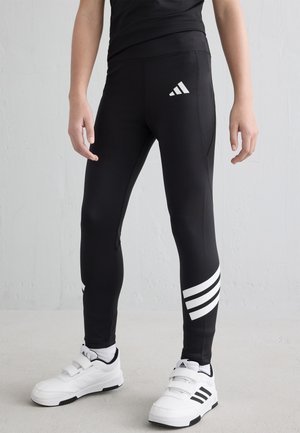 adidas Performance JUNIOR UNISEX - Leggings - black/white