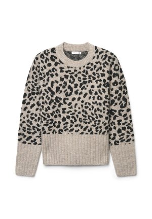 Terranova, MAGLIA ANIMALIER - Maglione - var beige scuro