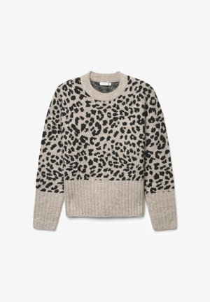 Terranova, MAGLIA ANIMALIER - Maglione - var beige scuro