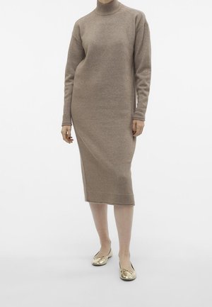 Strickkleid - brown