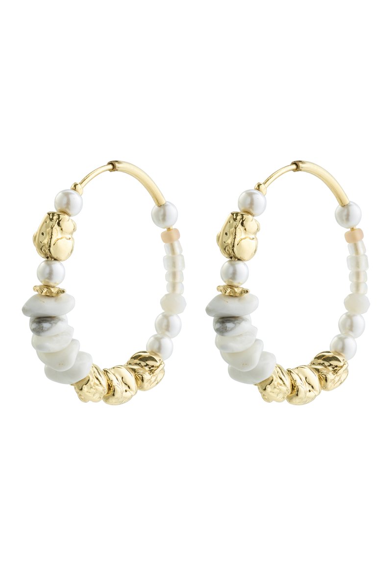 Pilgrim - FORCE HOOP EARRINGS - Ohrringe - gold plated, Vergrößern