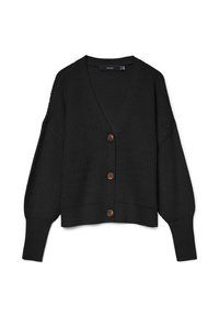 VMLEA V NECK CARDIGAN - Vest - black