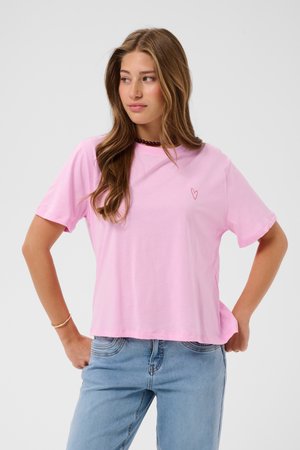 Love Copenhagen, LCDOMINIKA BOXY - T-shirt basic - pink frosting