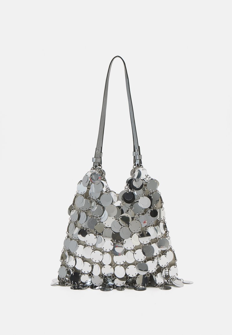 Rabanne SAC MAIN - Sac à main - silver-coloured