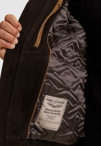 PME Legend GREENVILLE - Usnjena jakna - d brown