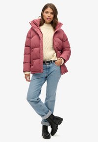 Superdry & Co PUFFER - Chaqueta de invierno - roan rouge burgundy