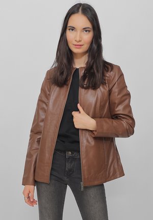 JCC Lederjacke - cognac