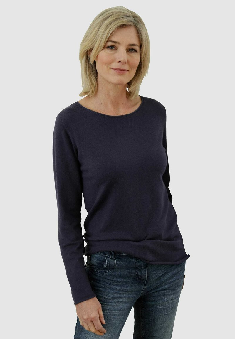 Damen Sweatshirts | Dress In PULLOVER Sweatshirt marineblau/dunkelblau - CN73707 Damen Sweatshirts | Dress In PULLOVER Sweatshirt marineblau/dunkelblau - CN73707