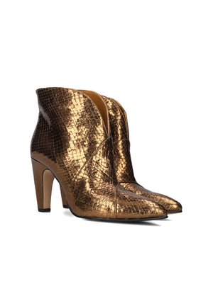CHIARA - Cowboy-/Bikerlaarsjes - brons