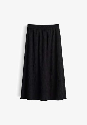 OPUS, FLARED FIT SMOCKED LOOK - A-Linien-Rock - black