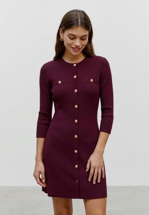 Vero Moda, DRESS AWPICCO SHORT DRESS - Robe pull - winetasting