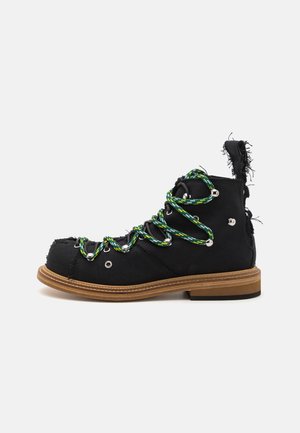 OLIVER - Bottines à lacets - nero