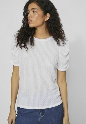 PUFFÄRMEL - Blouse - bright white