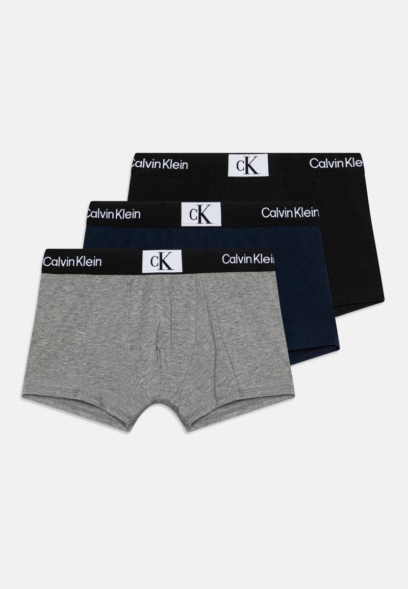 Calvin Klein Underwear TRUNK 3 PACK Onderbroeken navy iris/grey heather/black/rood Zalando.nl
