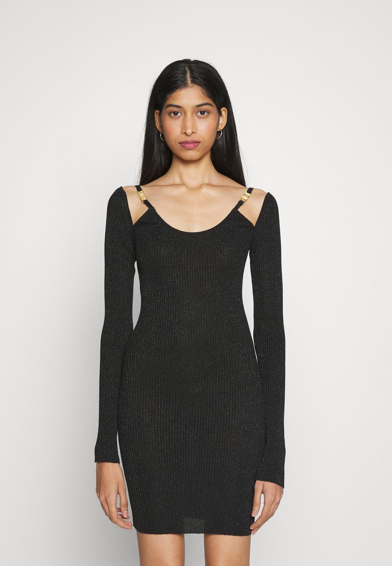 gcds-mini-dress-cocktailjurk-black-zwart-zalando-nl