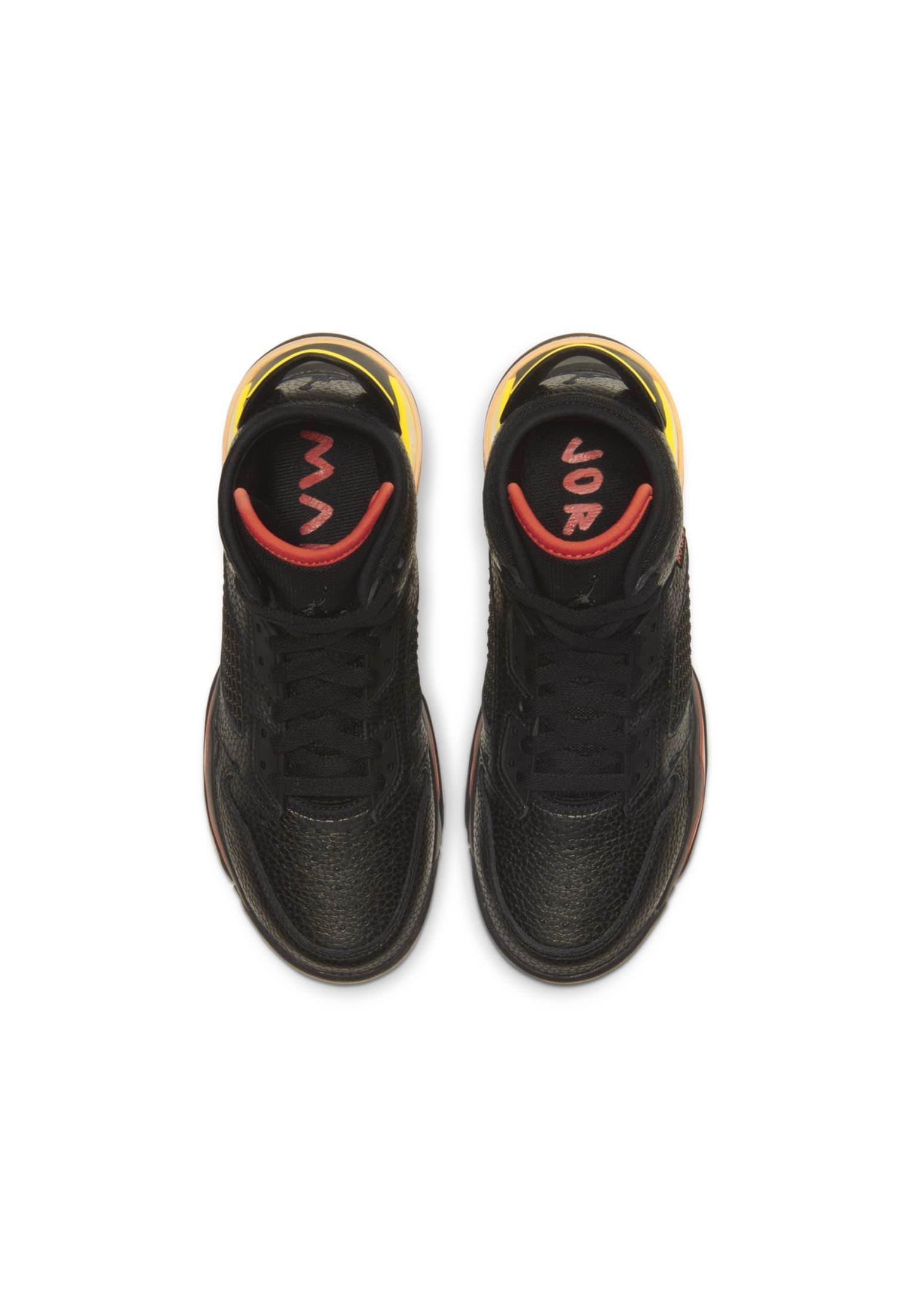 Jordan MARS - Scarpe da basket - black/team orange/yellow/nero - Zalando.it