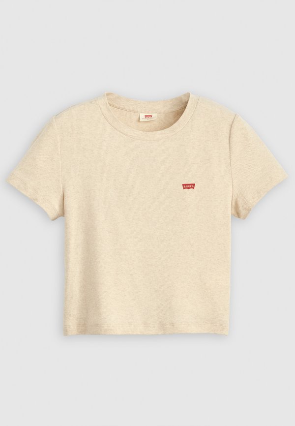 ESSENTIAL SPORTY TEE - Print T-shirt - oatmeal heather3