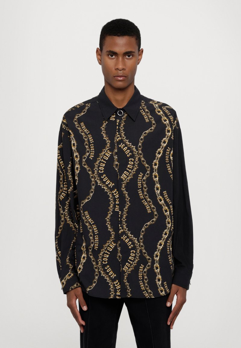 Versace Jeans Couture CHAIN - Chemise - black/gold