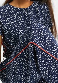 WE Fashion MET STIPPENDESSIN - Overall / Jumpsuit - dark blue