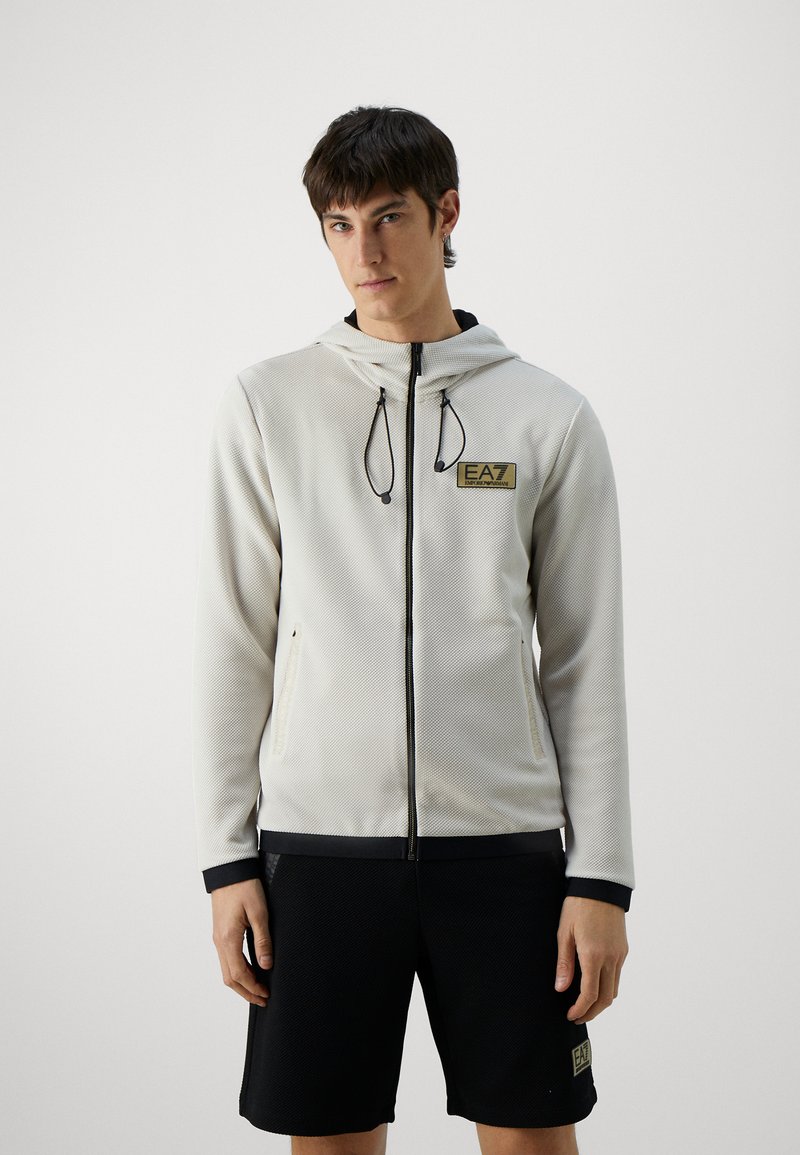 EA7 Emporio Armani Felpa con zip - beige
