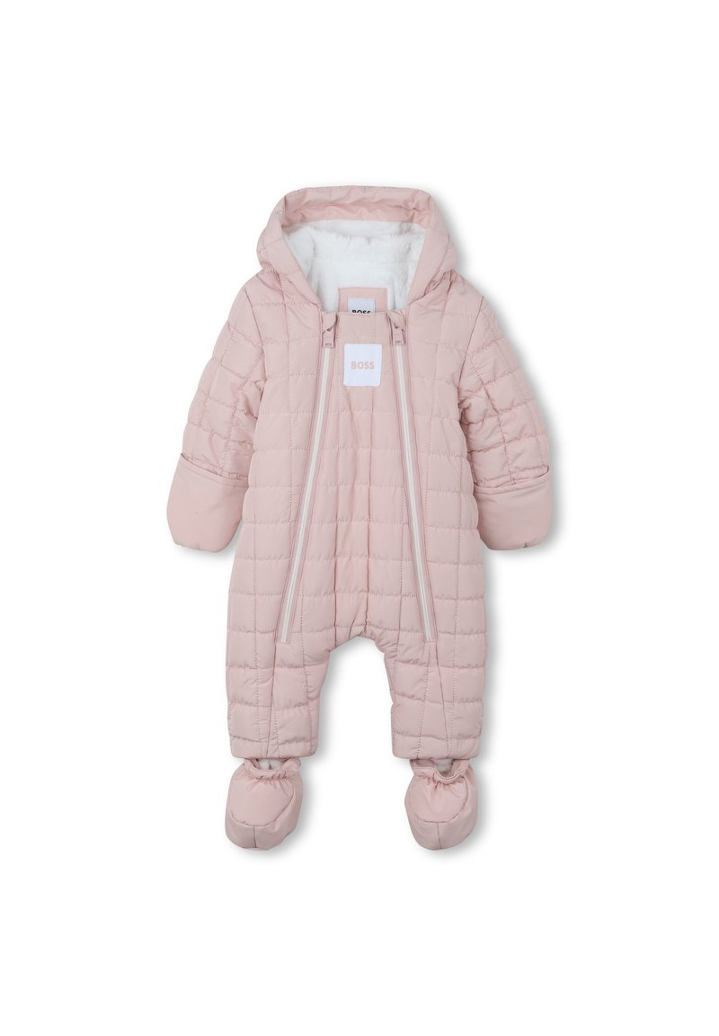BOSS Kidswear NEWBORN ALL IN ONE - Téli overál - salmon