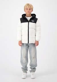 Black Bananas JR. PEEK FREEZE PUFFER  - Winterjas - white