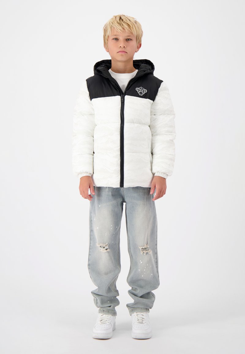 Black Bananas JR. PEEK FREEZE PUFFER  - Winterjas - white