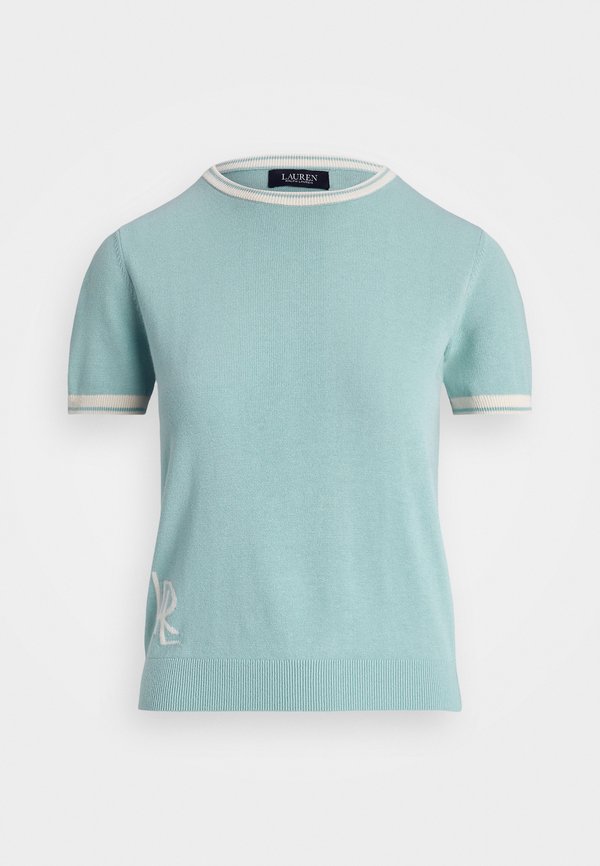 TWO TONE SHORT SLEEVE SWEATER - Basic T-shirt2