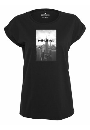 CLASSIC ROLL UP WANDERLUPHO - T-Shirt print - black