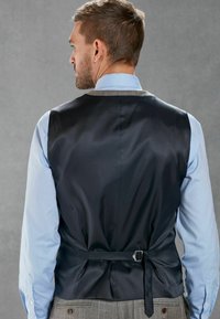 Next SIGNATURE BRITISH FABRIC CHECK SUIT: WAISTCOAT - Vest - neutral