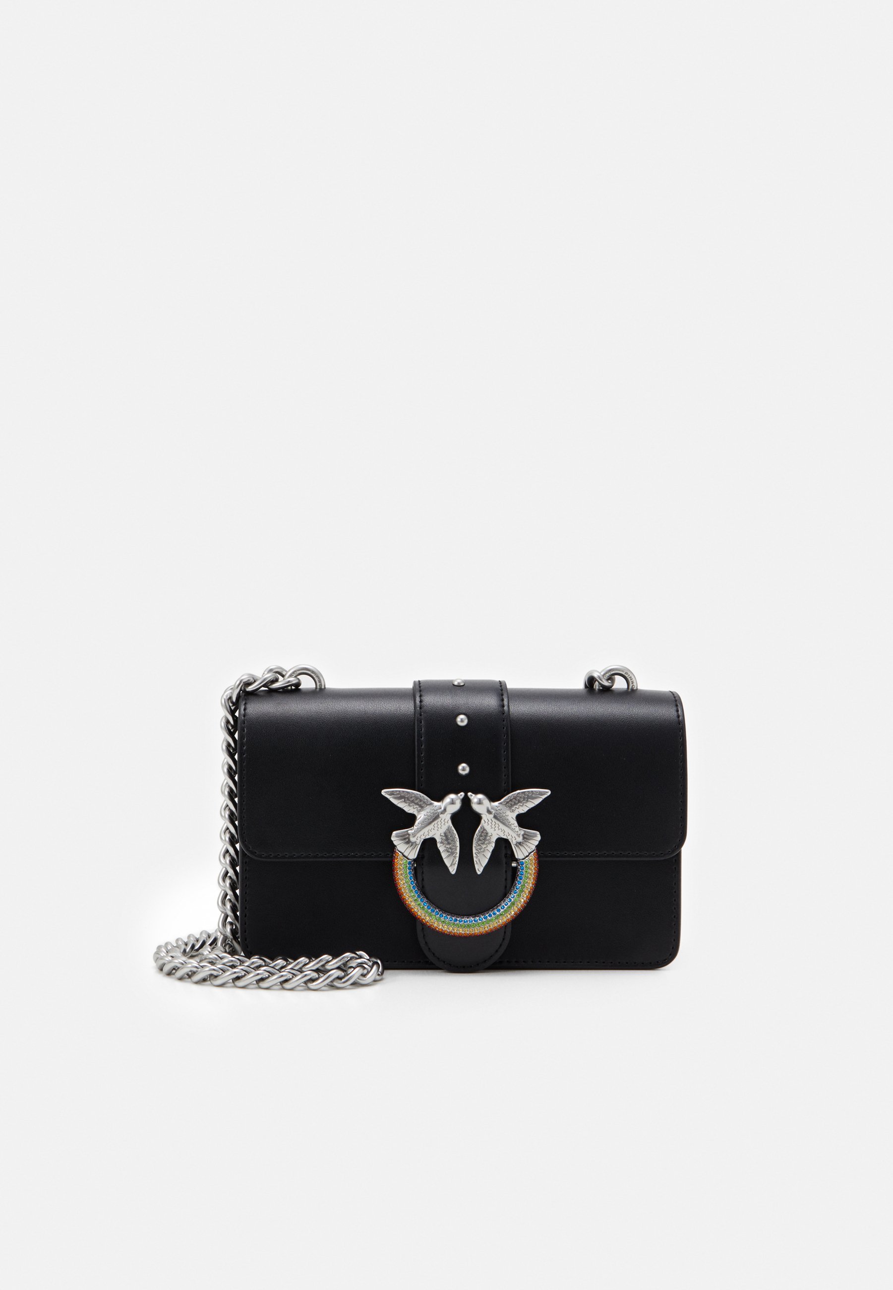 Pinko LOVE MINI ICON JEWEL Axelremsväska black Zalando.se Pinko LOVE MINI PUFF QUILT PINS Axelremsväska black