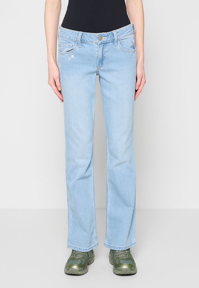 Hollister Co. Bootcut jeans lichtblauw