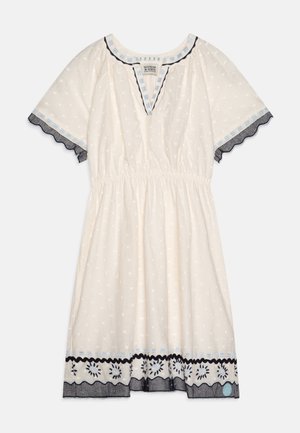 Scotch & Soda EMBROIDERED SUMMER DRESS - Freizeitkleid - soft ice