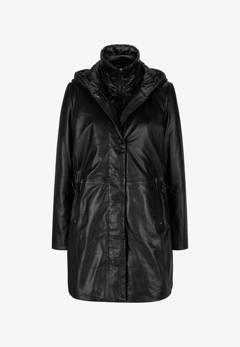 Milestone Nahkatakki - black