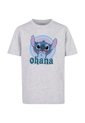 LILO AND STITCH - OHANA CIRCLE  - Print T-shirt - heather grey