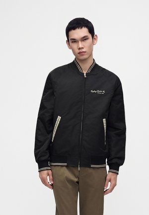 Replay, LOGO VARSITY JACKET - Яке бомбър - black