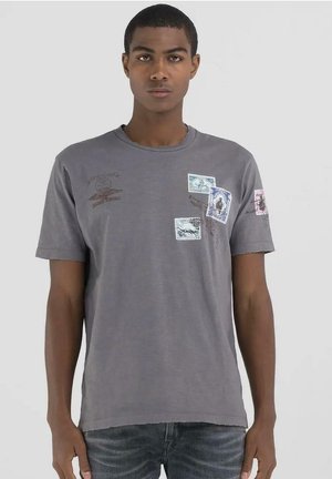 Replay T-shirts print - titanium