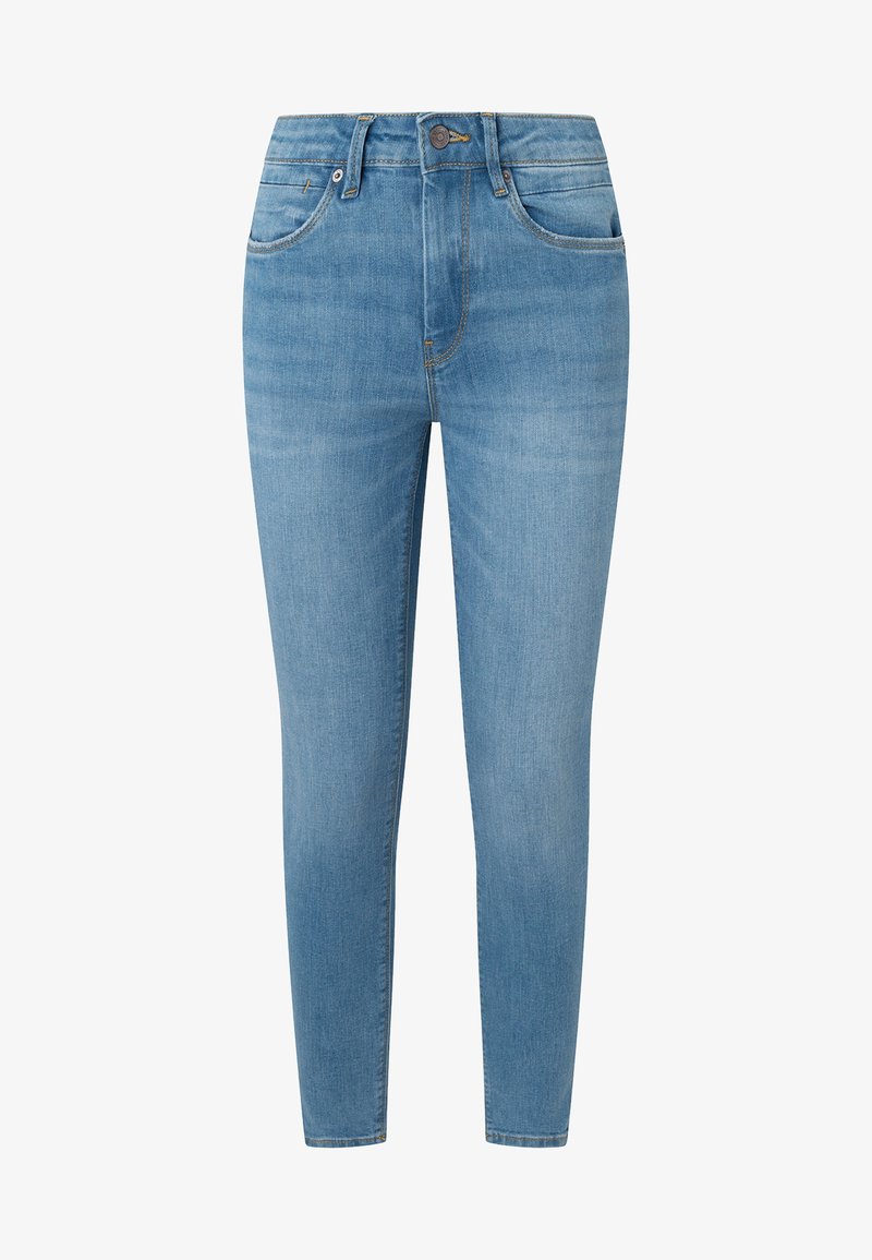 Springfield SUSTAINABLE WASH SLIM CROPPED - Jeans Slim Fit - light blue ...